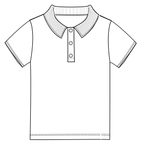 Fashion sewing patterns for School Polo T-shirt 6026